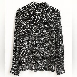 The Kooples- Grunge Leopard Print Shirt — Size L (FR) — 100% Viscose — NWT